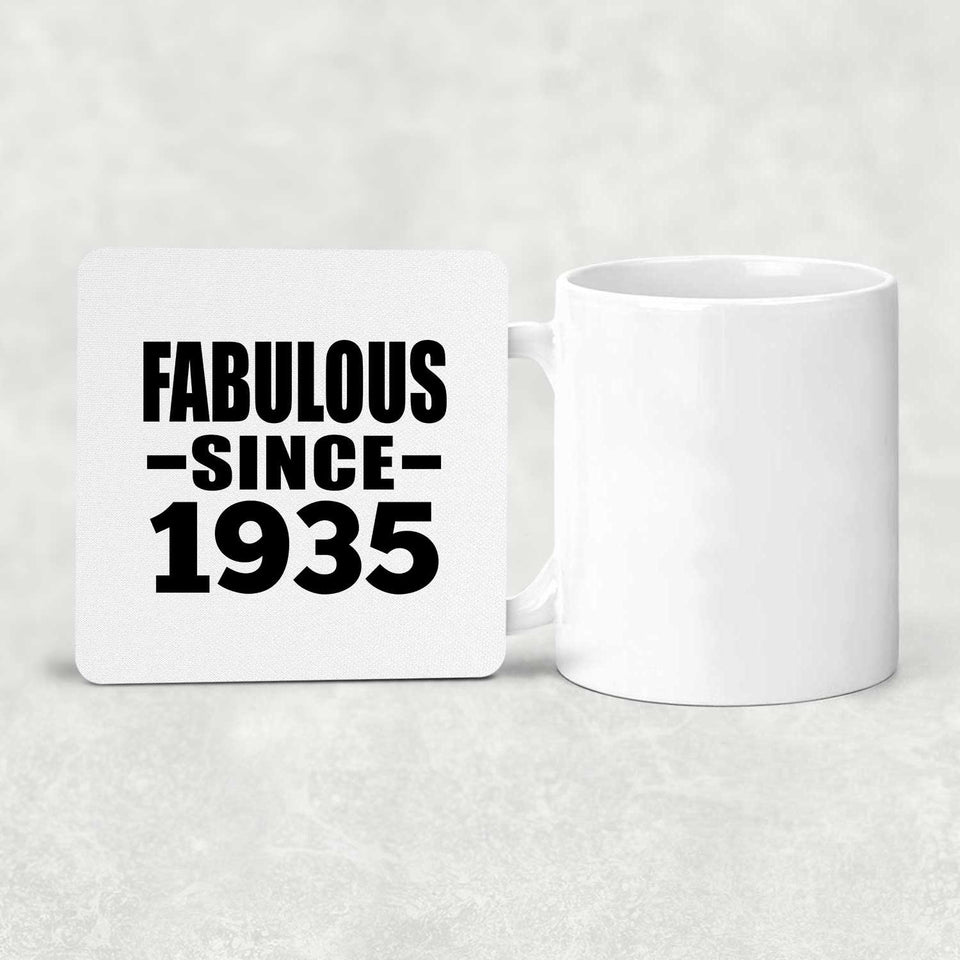 89th Birthday Fabulous Since 1935 - Drink Coaster