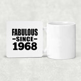 56th Birthday Fabulous Since 1968 - Drink Coaster