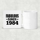 40th Birthday Fabulous Since 1984 - Drink Coaster