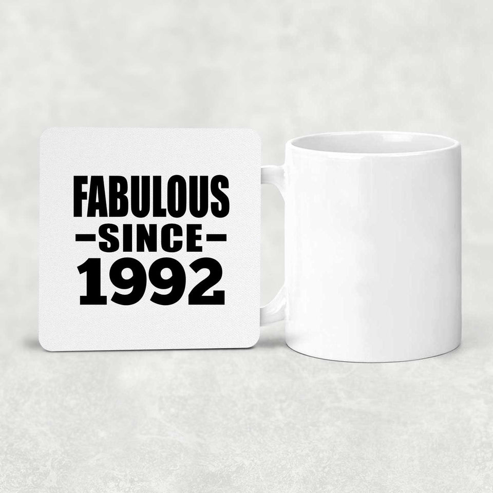 32nd Birthday Fabulous Since 1992 - Drink Coaster
