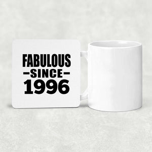 28th Birthday Fabulous Since 1996 - Drink Coaster