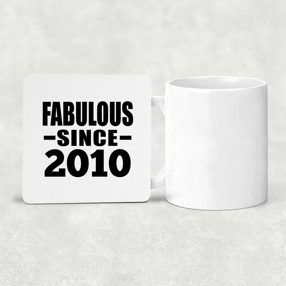 14th Birthday Fabulous Since 2010 - Drink Coaster