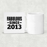 11th Birthday Fabulous Since 2013 - Drink Coaster