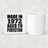 52nd Birthday Made In 1972 Aged to Perfection - Drink Coaster