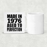 48th Birthday Made In 1976 Aged to Perfection - Drink Coaster