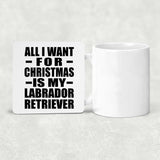 All I Want For Christmas Is My Labrador Retriever - Drink Coaster