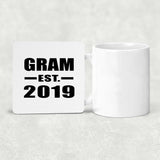 Gram Established EST. 2019 - Drink Coaster