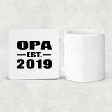 Opa Established EST. 2019 - Drink Coaster