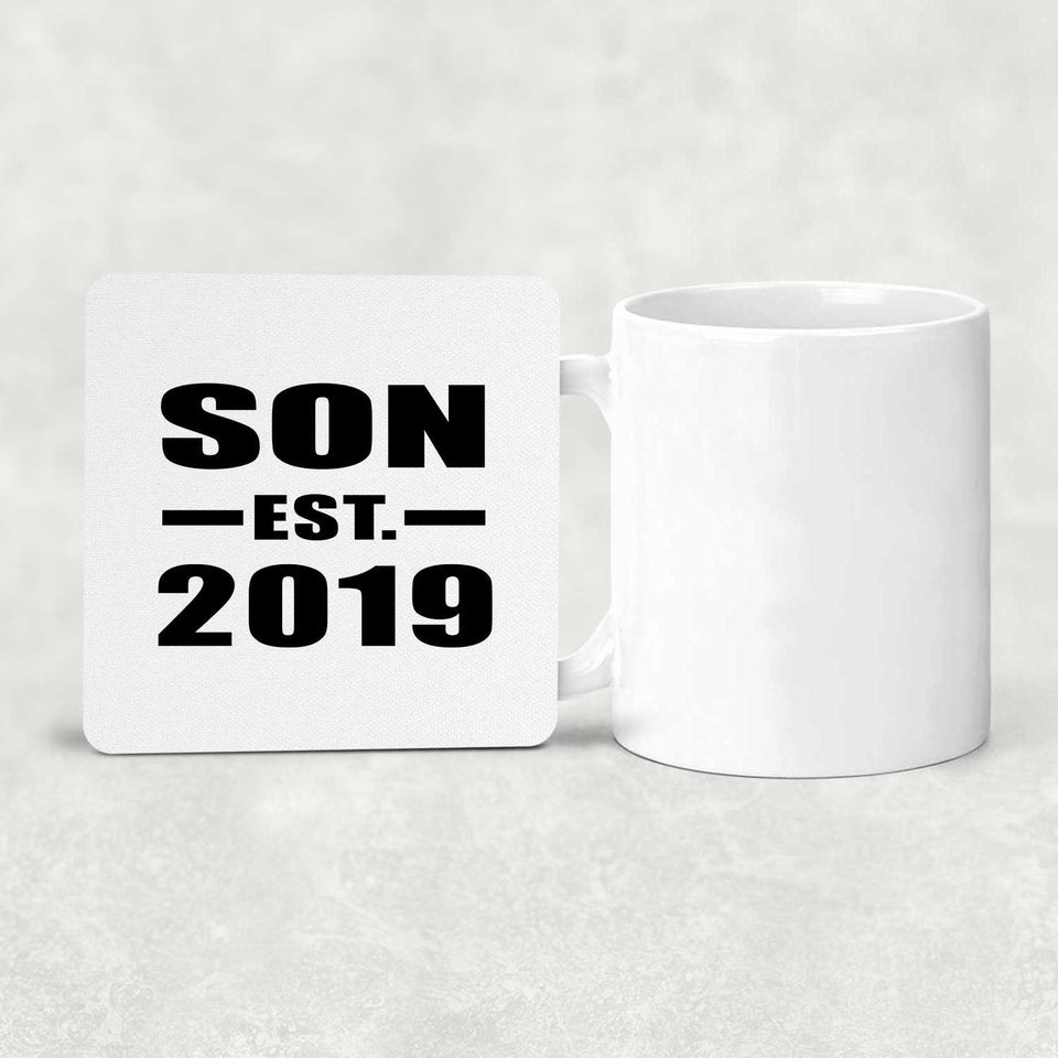 Son Established EST. 2019 - Drink Coaster