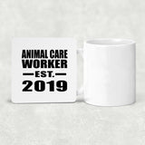 Animal Care Worker Established EST. 2019 - Drink Coaster