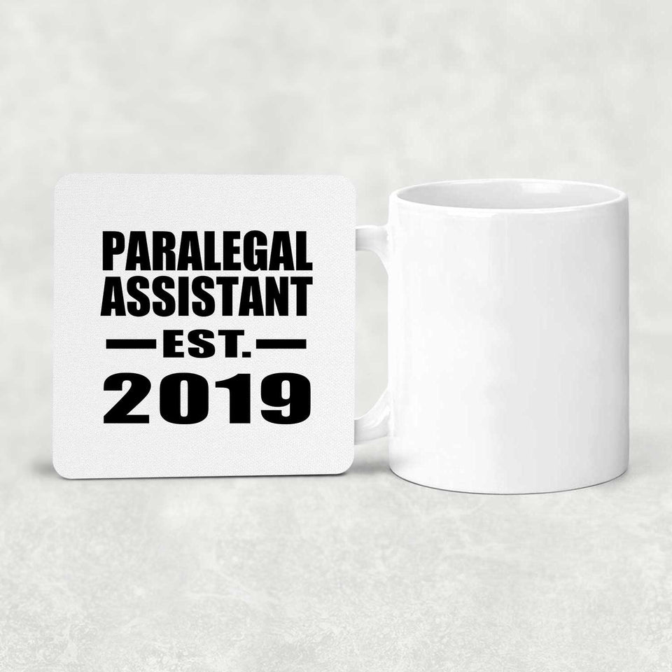 Paralegal Assistant Established EST. 2019 - Drink Coaster
