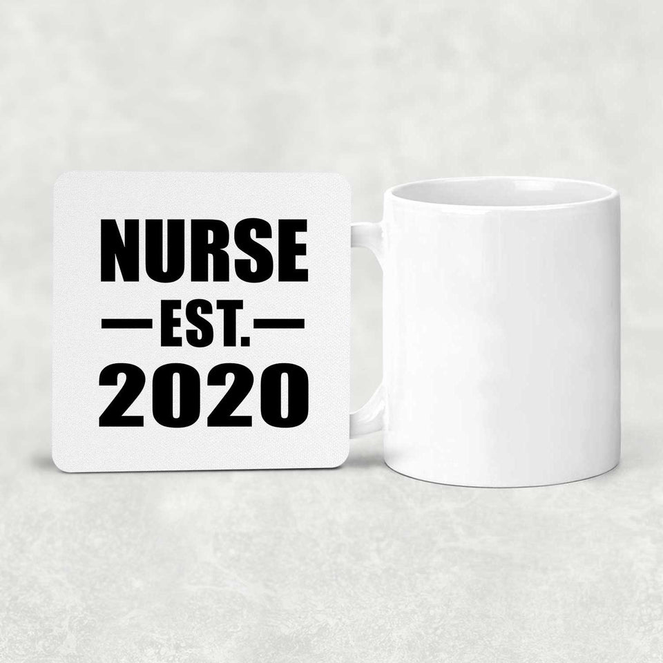 Nurse Established EST. 2020 - Drink Coaster