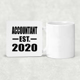Accountant Established EST. 2020 - Drink Coaster