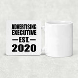 Advertising Executive Established EST. 2020 - Drink Coaster