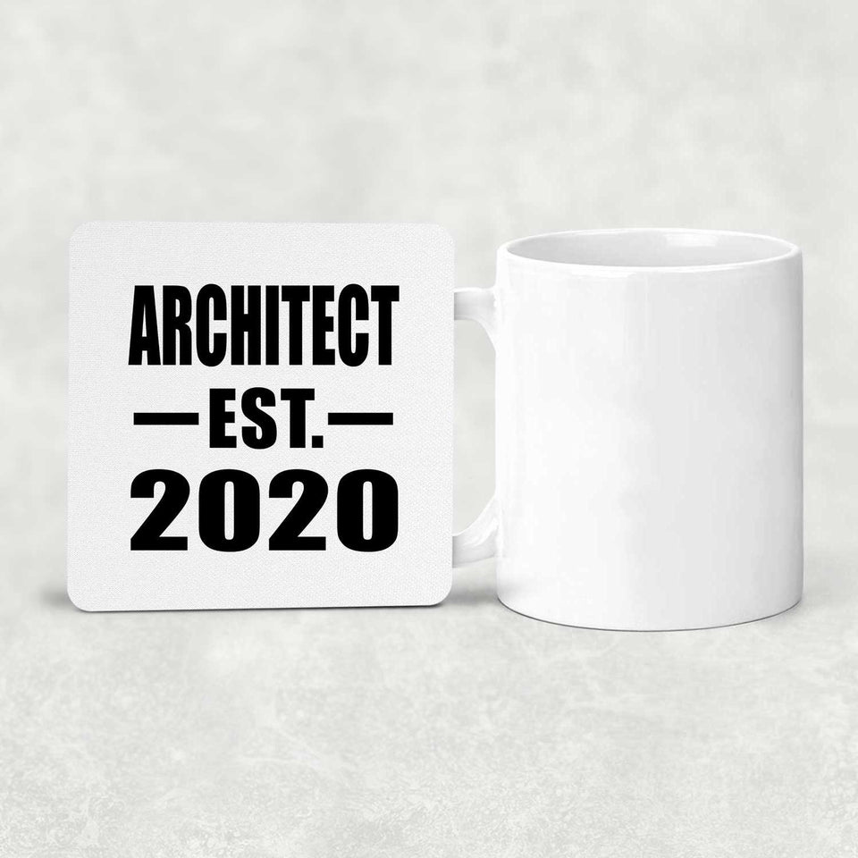 Architect Established EST. 2020 - Drink Coaster