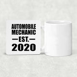 Automobile Mechanic Established EST. 2020 - Drink Coaster