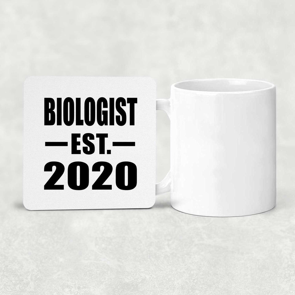 Biologist Established EST. 2020 - Drink Coaster
