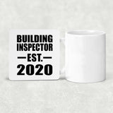 Building Inspector Established EST. 2020 - Drink Coaster