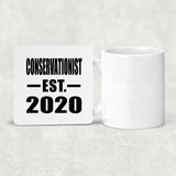 Conservationist Established EST. 2020 - Drink Coaster