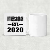 Fitness Coach Established EST. 2020 - Drink Coaster