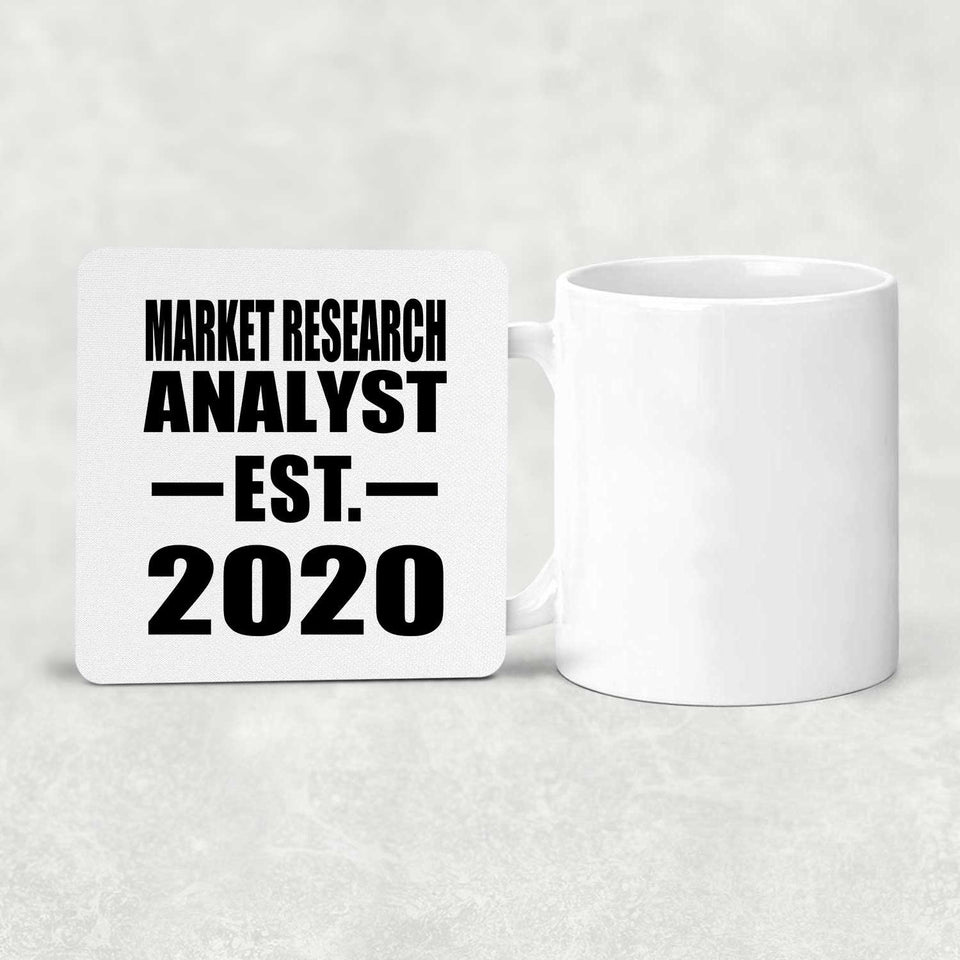 Market Research Analyst Established EST. 2020 - Drink Coaster