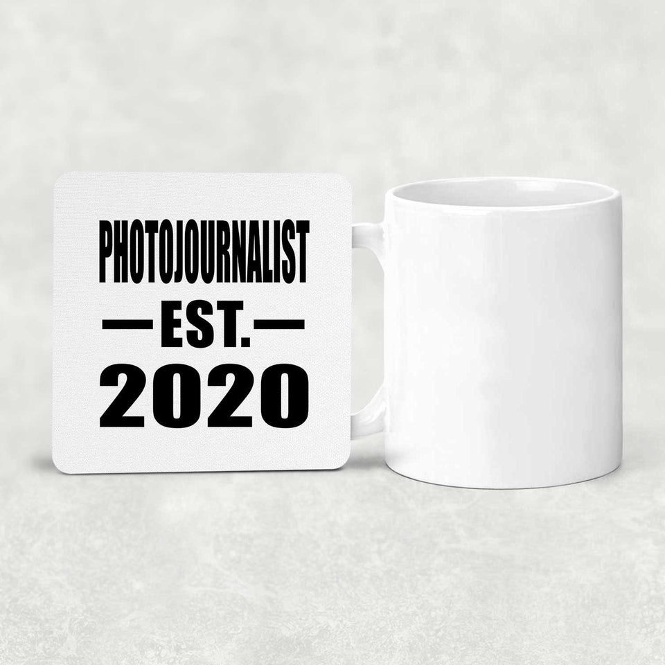 Photojournalist Established EST. 2020 - Drink Coaster