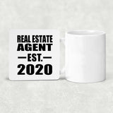 Real Estate Agent Established EST. 2020 - Drink Coaster