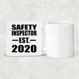 Safety Inspector Established EST. 2020 - Drink Coaster