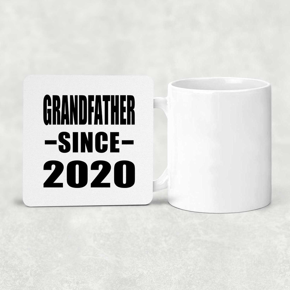 Grandfather Since 2020 - Drink Coaster