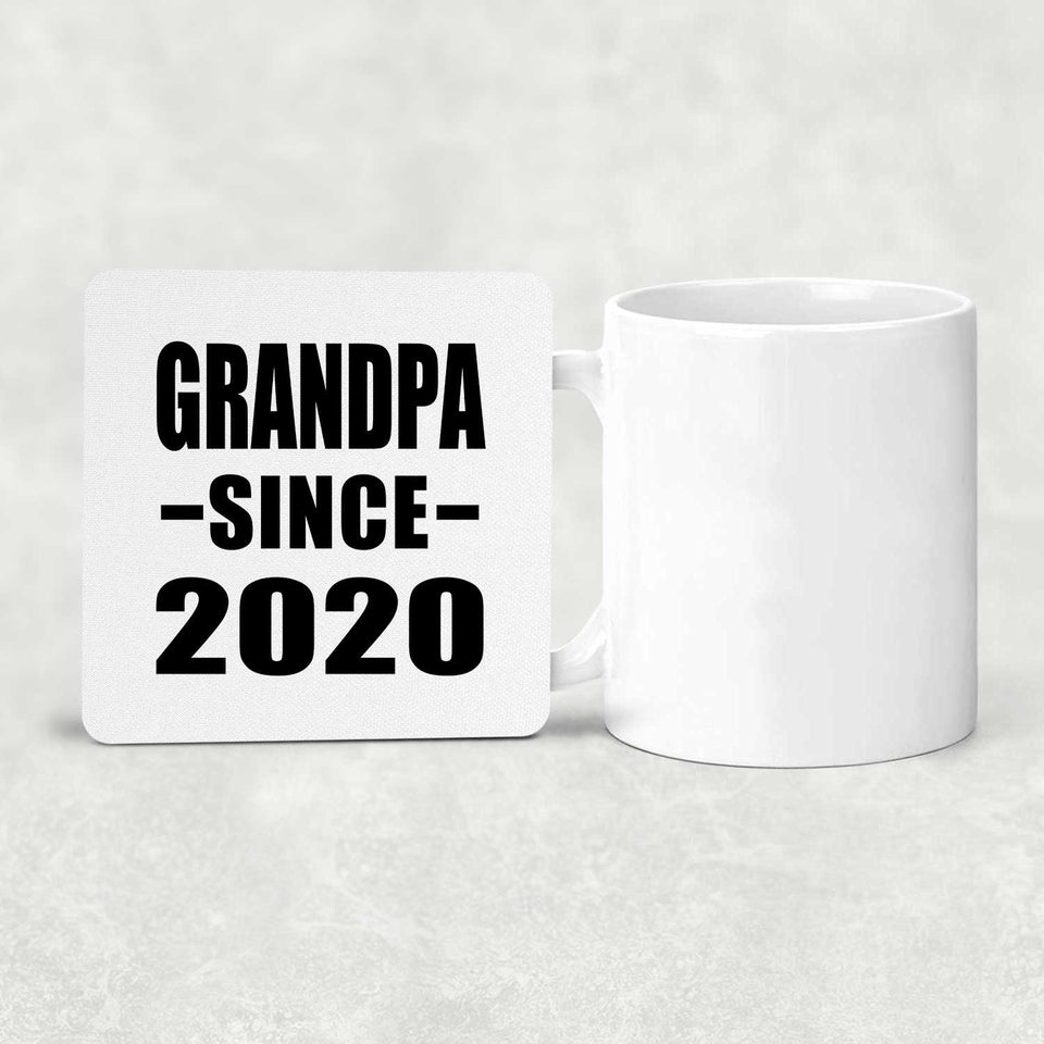 Grandpa Since 2020 - Drink Coaster