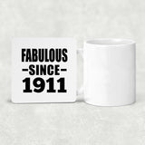 113th Birthday Fabulous Since 1911 - Drink Coaster