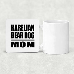 Karelian Bear Dog Mom - Drink Coaster
