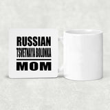 Russian Tsvetnaya Bolonka Mom - Drink Coaster
