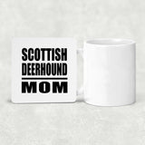 Scottish Deerhound Mom - Drink Coaster