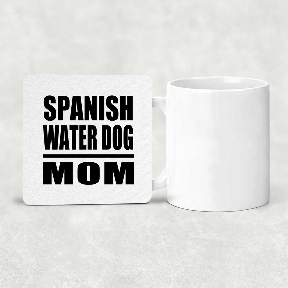 Spanish Water Dog Mom - Drink Coaster