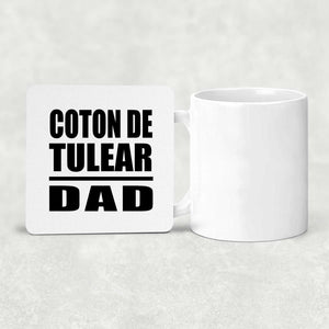 Coton De Tulear Dad - Drink Coaster