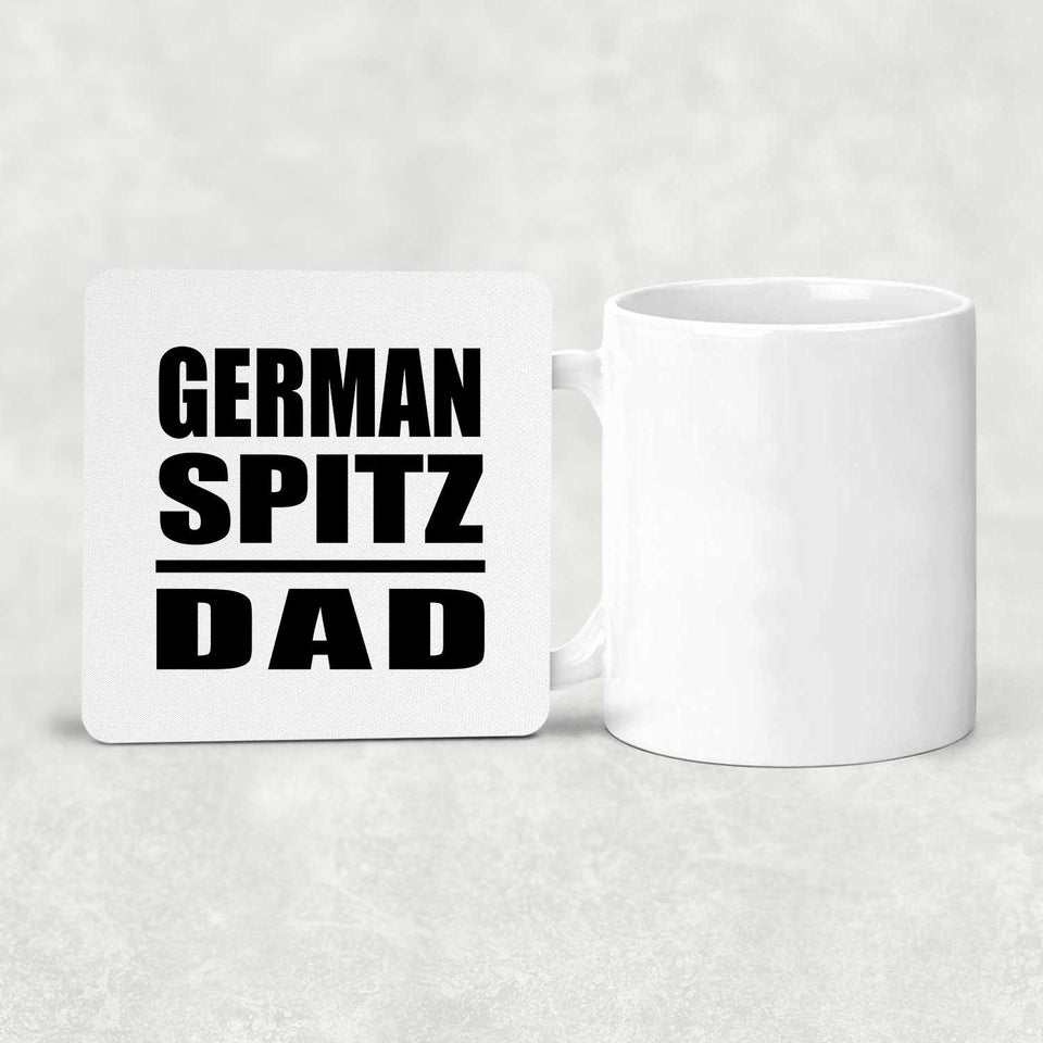 German Spitz Dad - Drink Coaster