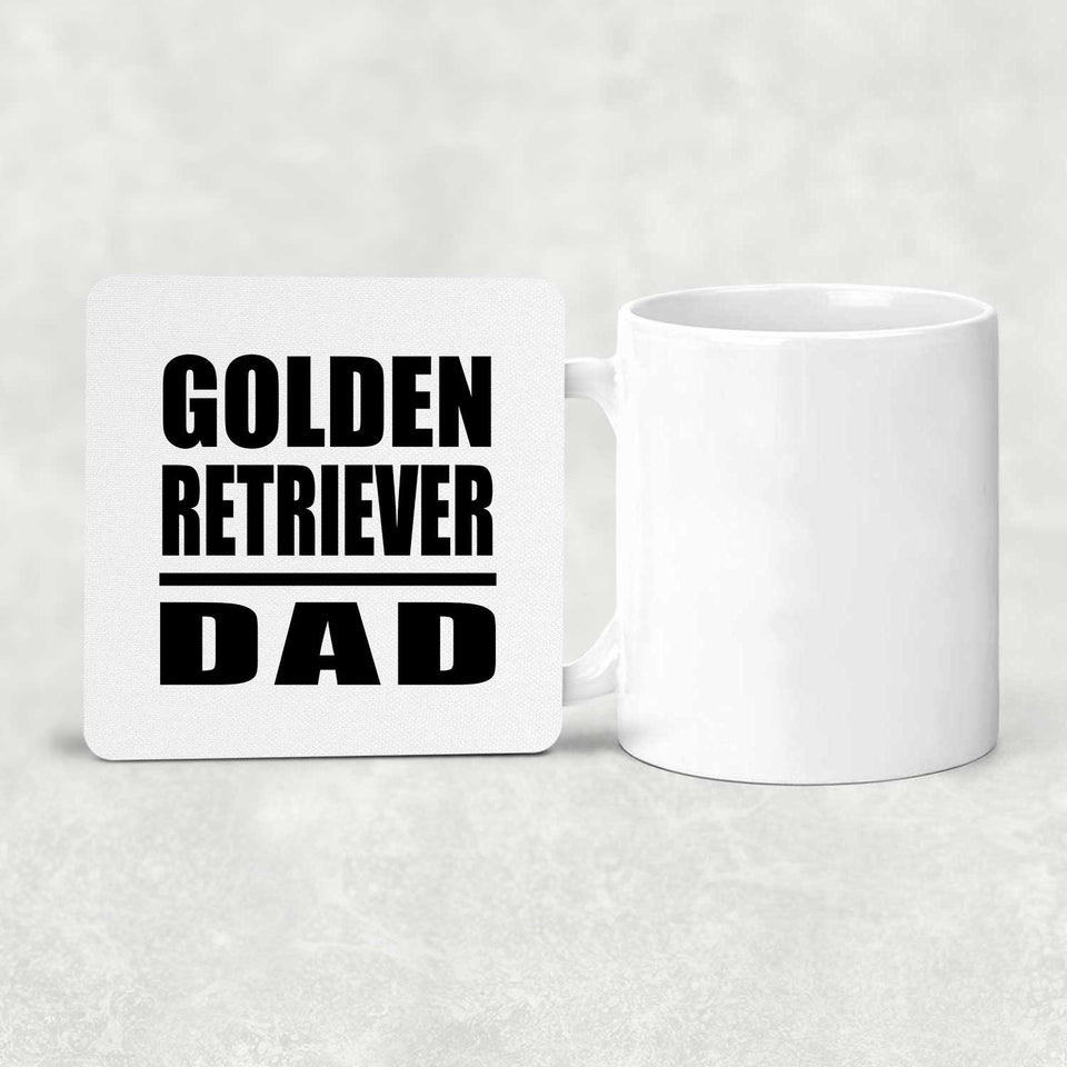 Golden Retriever Dad - Drink Coaster