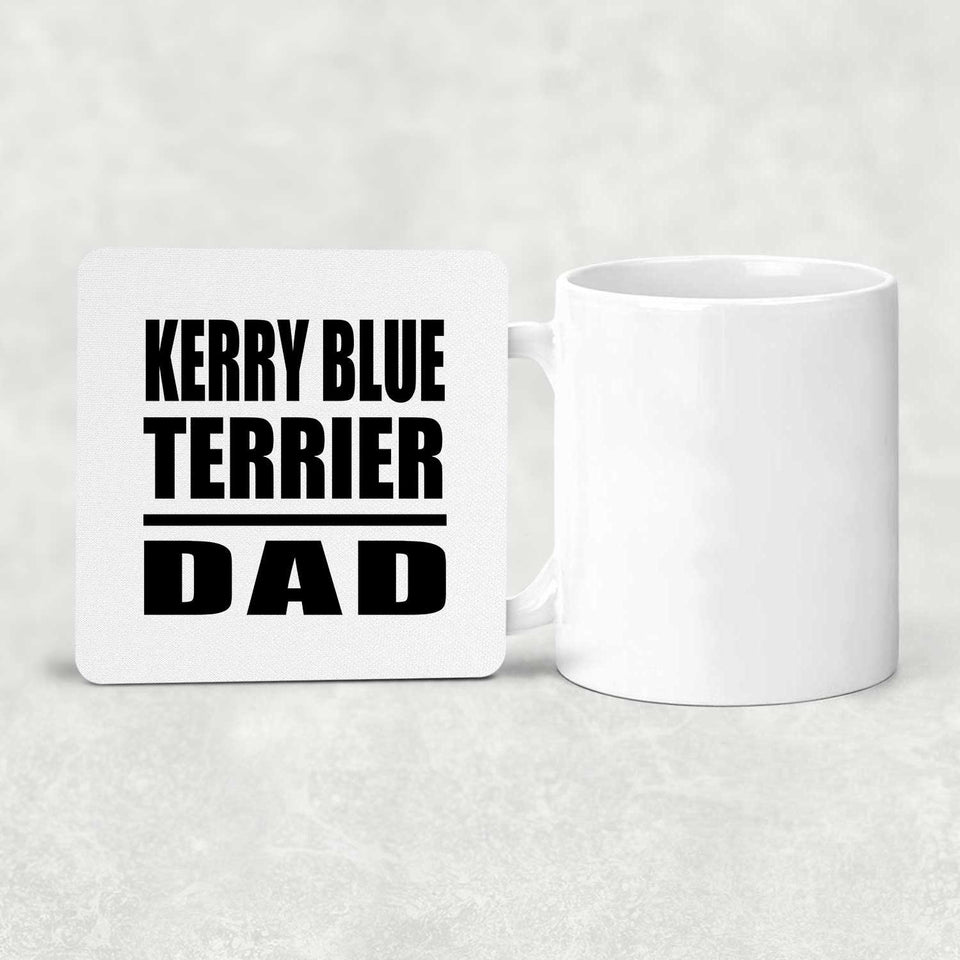 Kerry Blue Terrier Dad - Drink Coaster
