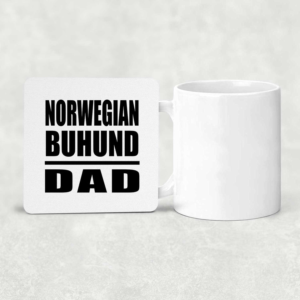 Norwegian Buhund Dad - Drink Coaster