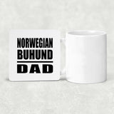 Norwegian Buhund Dad - Drink Coaster