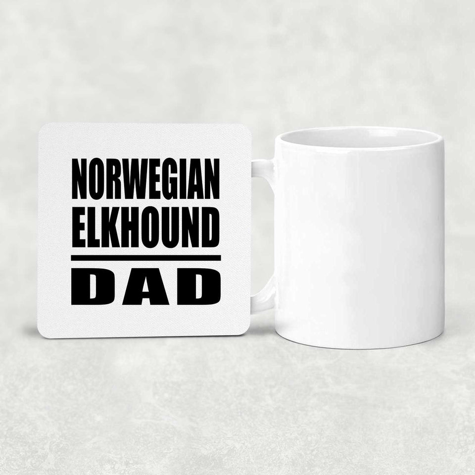Norwegian Elkhound Dad - Drink Coaster