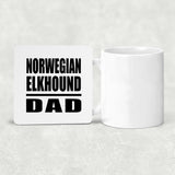 Norwegian Elkhound Dad - Drink Coaster