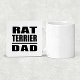 Rat Terrier Dad - Drink Coaster