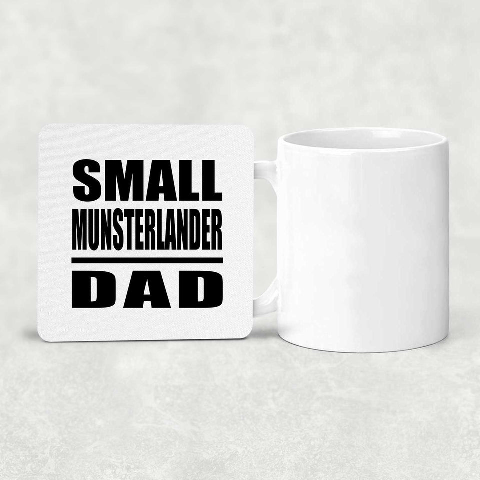 Small Munsterlander Dad - Drink Coaster