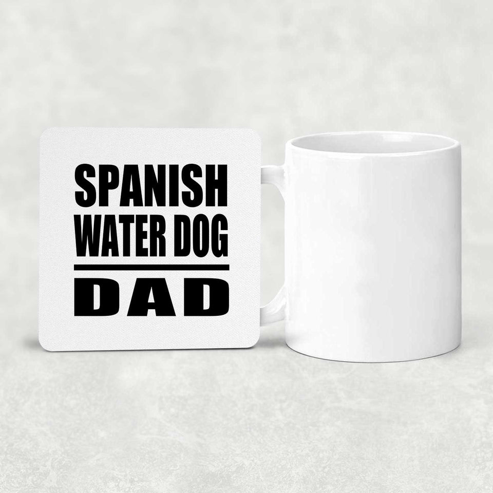 Spanish Water Dog Dad - Drink Coaster