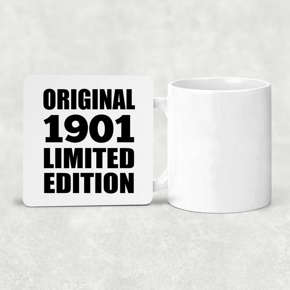 123rd Birthday Original 1901 Limited Edition - Drink Coaster