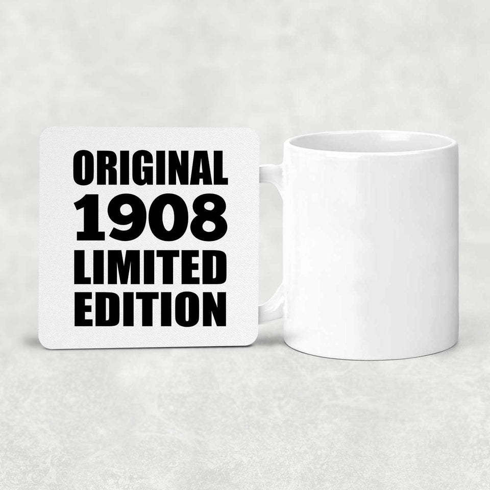 116th Birthday Original 1908 Limited Edition - Drink Coaster