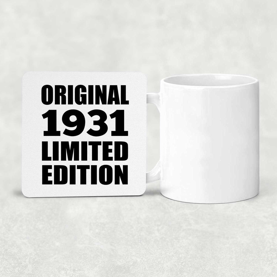 93rd Birthday Original 1931 Limited Edition - Drink Coaster
