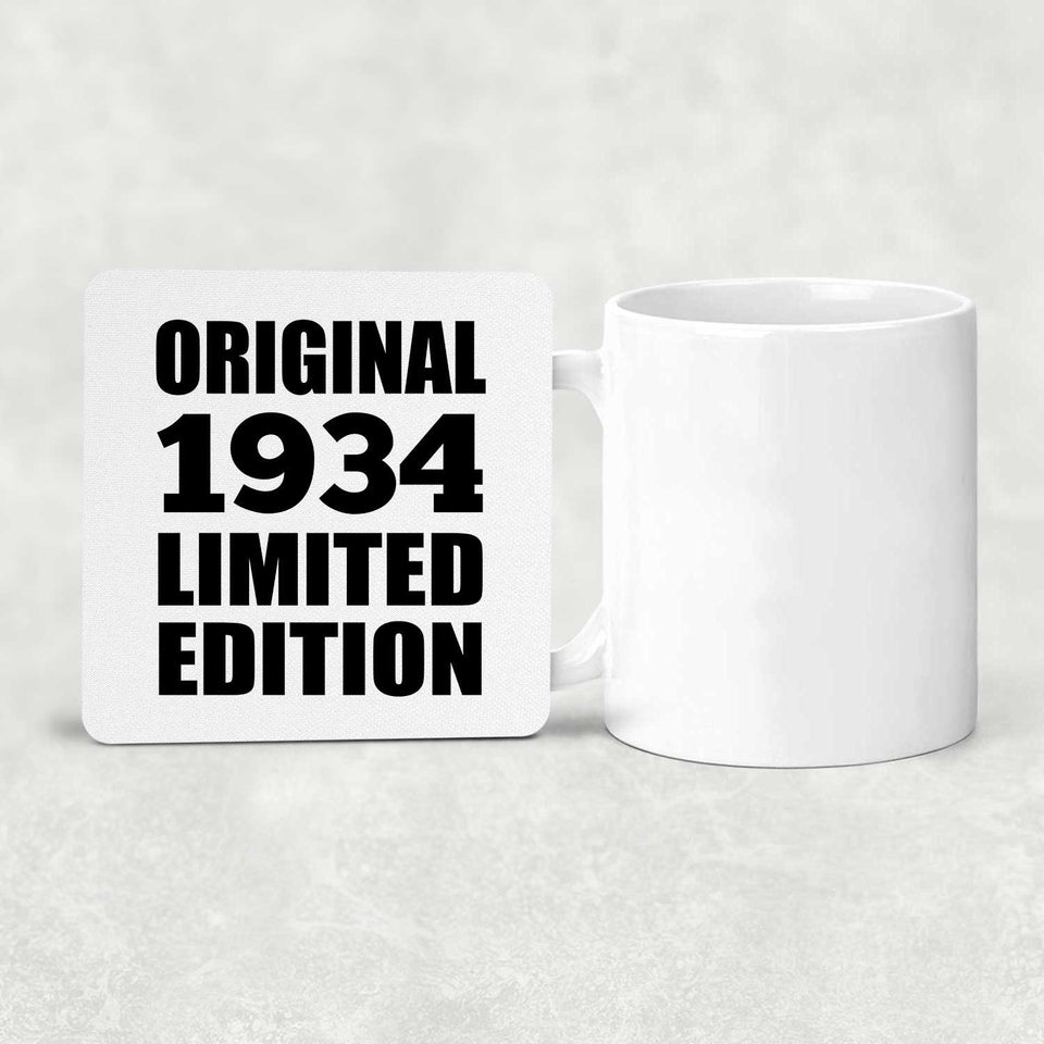 90th Birthday Original 1934 Limited Edition - Drink Coaster